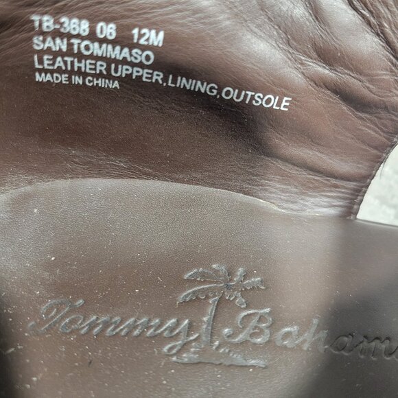 Vintage Tommy Bahama San Tommaso Men's Size 12M Brown Leather Fisherman Sandals - Picture 10 of 10